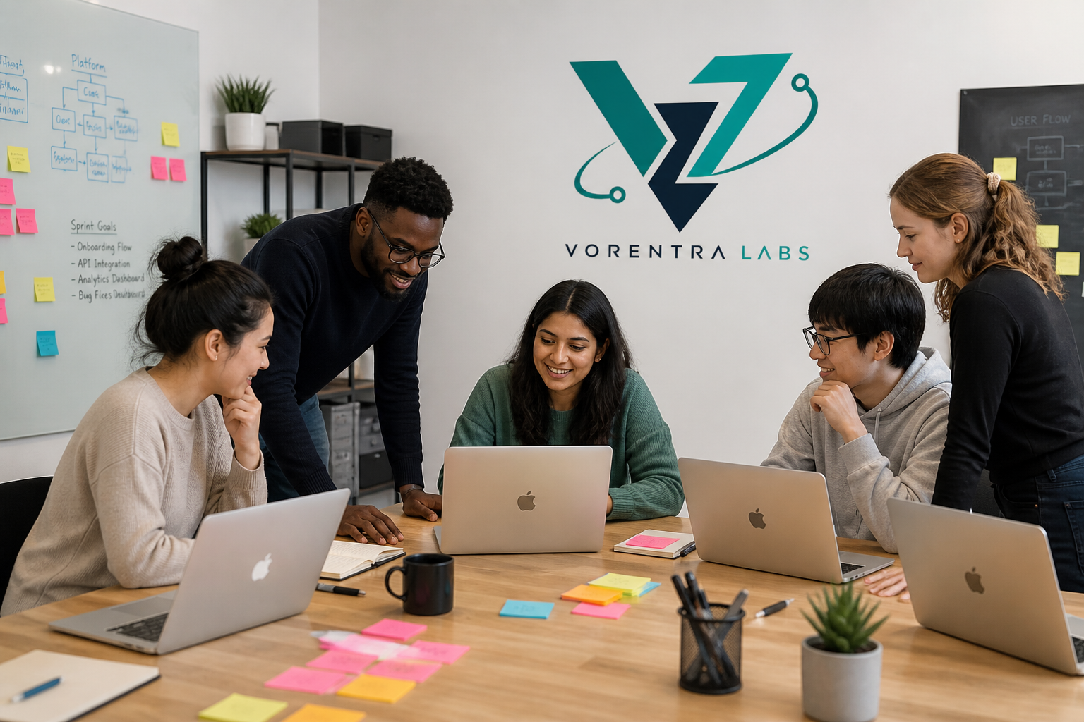 Cross-functional workshop with engineers and product leads